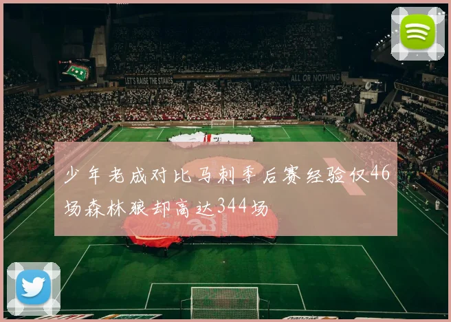 少年老成对比马刺季后赛经验仅46场森林狼却高达344场